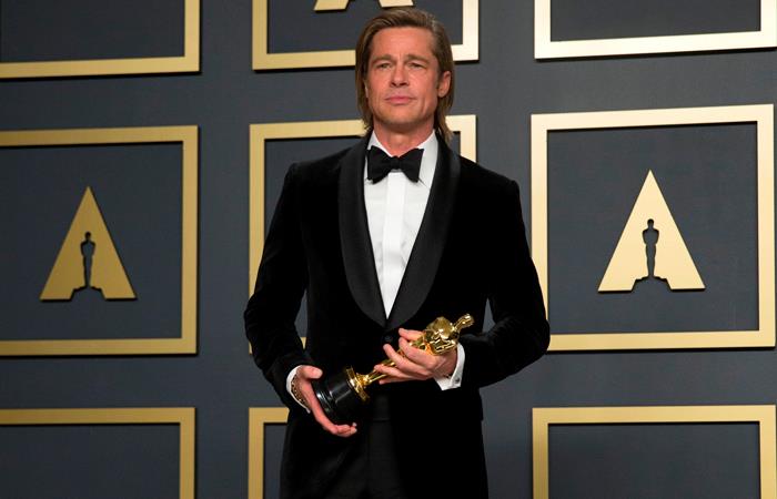 Brad Pitt ganó el Óscar por "Once Upon a Time...in Hollywood" (). Foto: EFE