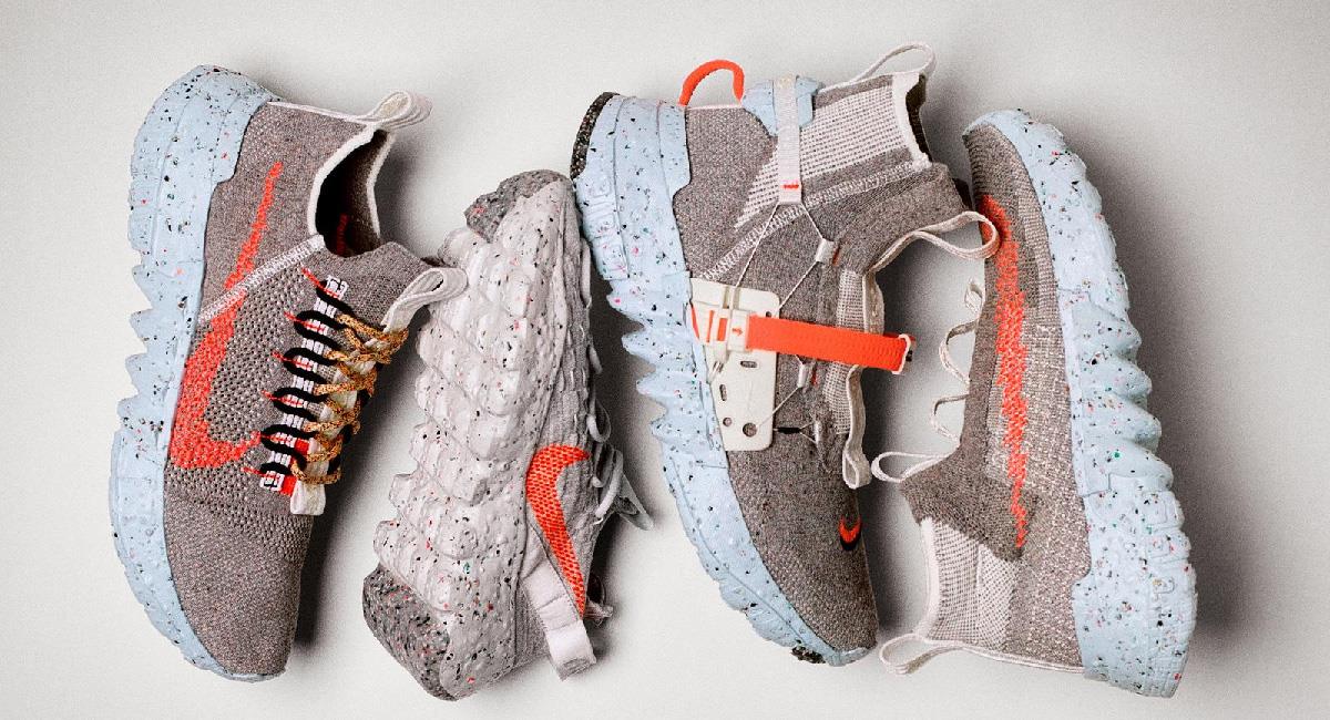 Nike lanza colección de zapatillas hechas con basura. Foto: Twitter Nike