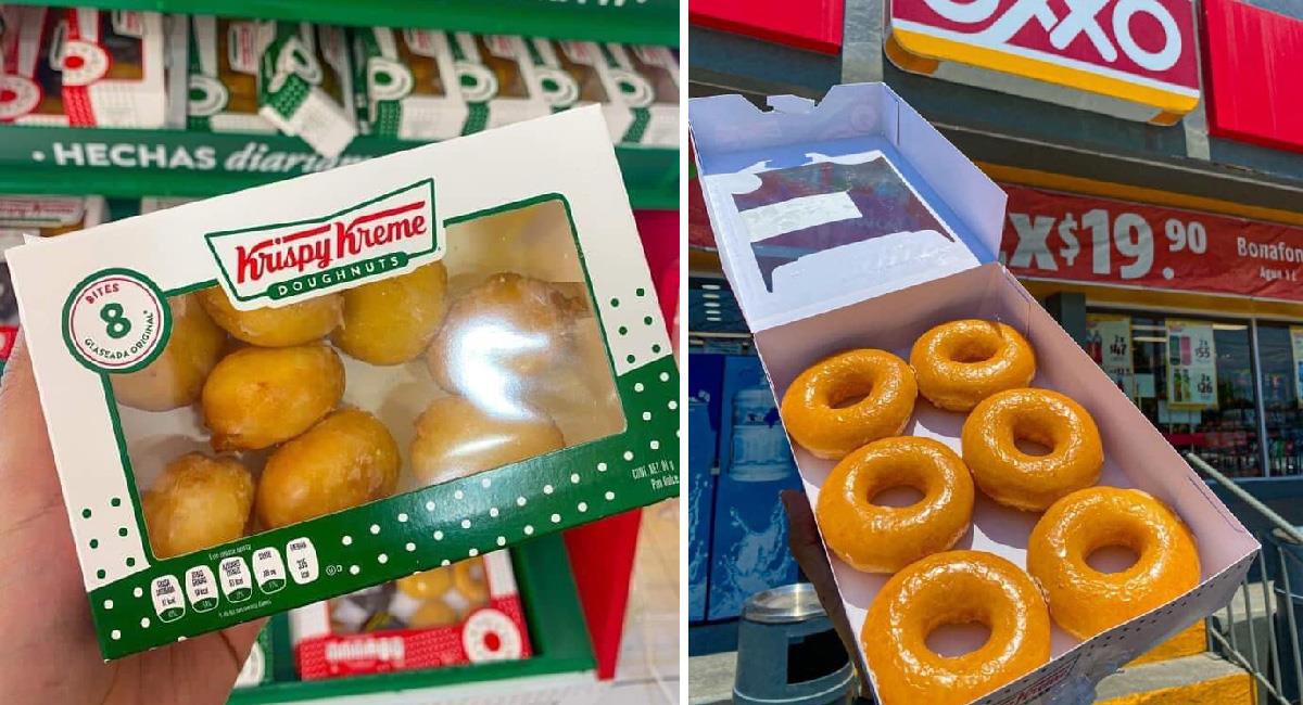 Krispy Kreme se puso a la venta en Oxxo y se volvió viral. Foto: Twitter