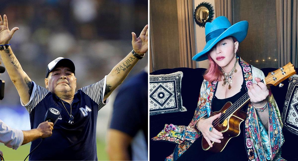 Muere Maradona y vuelven tendencia a Madonna. Foto: EFE