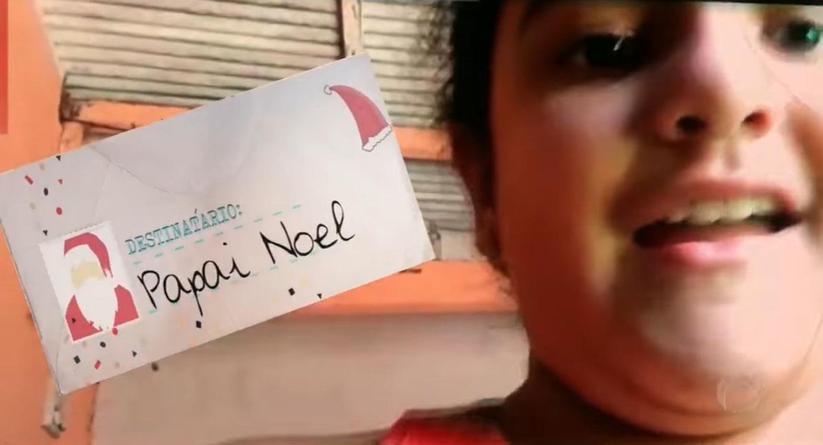 Niña le pide a Santa comida para su familia y la respuesta se vuelve viral. Foto: Facebook
