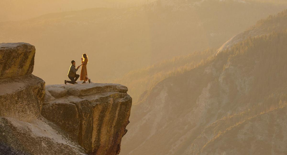 Pedir matrimonio en una montaña casi le cuesta la vida. Foto: Unsplash