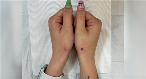 Se tatuó las manos para diferenciar la derecha de la izquierda