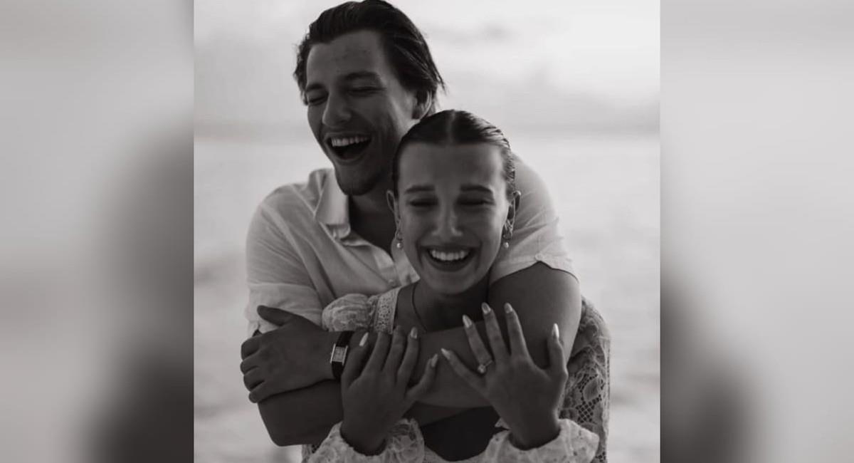 La joven actriz hizo público, a través de Instagram, su compromiso con su novio Jake Bongiovi. Foto: Instagram