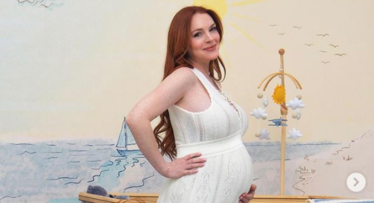 Lindsay Lohan ya es mamá de un niño que lleva por nombre Luai. Foto: Instagram
