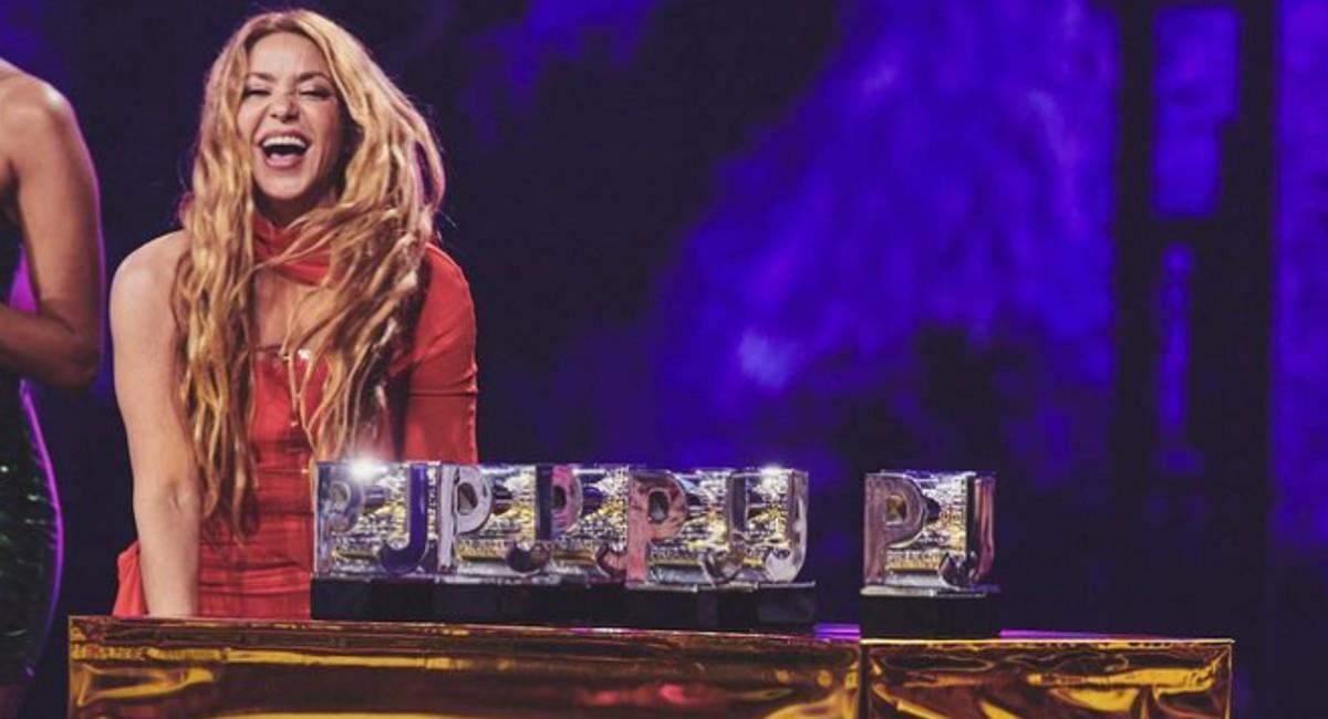 Shakira arrasó con ocho galardones en los Premios Juventud. Foto: Instagram